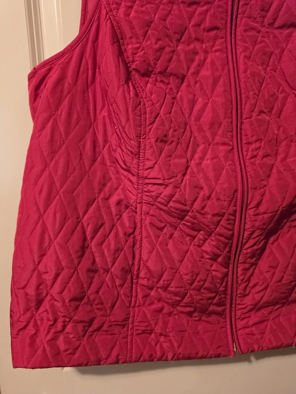 croft & barrow Quilted Red Women's Vest